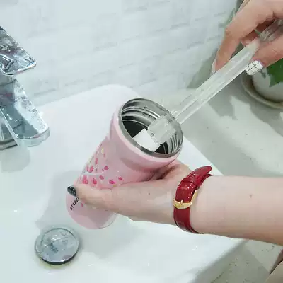CONDOR Satto wonderful clip sponge Cup brush magic wipe melamine cleaning Cup brush with handle clip