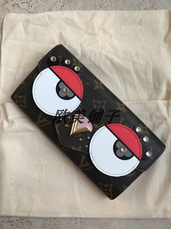 Lv/Louis Vuitton 2018 New Year Limited Edition Bird Rivet Wallet Sarah Wallet M64464 Lv/Louis Vuitton 2018 New Year Limited Edition Bird Rivet Wallet Sarah Wallet M64464