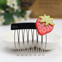 Chải tóc chải tóc mái bằng trái cây kẹp tóc nhỏ clip bangs phiên bản Hàn Quốc của kẹp tóc cắm đầu đơn giản phụ kiện tóc đầu mũ - Phụ kiện tóc kẹp tóc đính đá