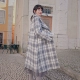 Áo khoác kẻ sọc Chanel Coco Harajuku Nữ dày của phiên bản Hàn Quốc 2018 Áo len mới áo gió Trung bình và dài Coat