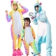 Tianma Unicorn Cartoon Animal Siamese Pyjama Nam Dinosaur Cat Nữ Panda Cặp đôi Bò sữa Pikachu Mùa đông đồ lót đẹp Cặp đôi
