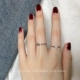 Mặc cả hai bên! Hàn Quốc s925 sterling bạc tình yêu tình yêu mở nhẫn nhẫn tinh tế dễ thương khí tiết nữ quà tặng