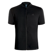 UltraGear tuyệt vời UG Merino nam ngắn tay vest ngắn tay áo len dây kéo áo khoác thể thao giản dị - Áo thể thao áo khoác gió nữ adidas