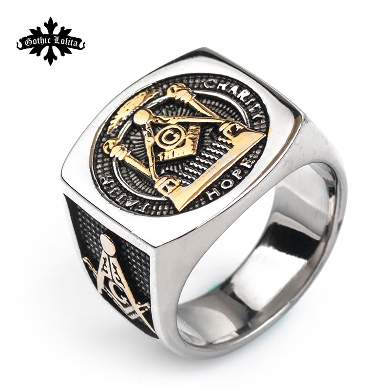 Bague homme GOTHICLOLITA en Acier au titane - Ref 3086994 Image 5