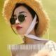 Kính râm lục giác nữ phiên bản Hàn Quốc của kính cận thị retro kính cận thị tròn 2019 cá tính mới lưới đỏ đường phố kính râm kính gọng vuông Kính râm