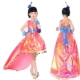 Sân khấu bảo vệ môi trường của trẻ em trình diễn trang phục catwalk mẫu giáo váy công chúa màu xanh lá cây