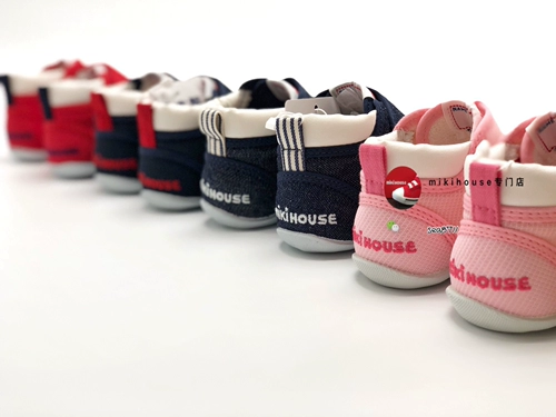 Spot Japan Mikihouse Step Shoes Shoes Model 1 Раздел 2 Раздел 2 10-9372-978 Японская система