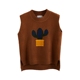 Áo len cổ lọ xương rồng vest vest nữ 2018 mùa thu mới chạm đáy áo len lỏng vest vest áo khoác mùa đông nữ Áo vest