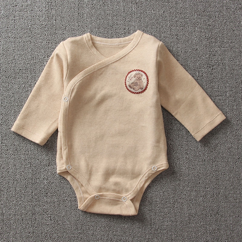 (Qingkura not to be changed) Chunqiu Newborn newborn bag fart clothes pure cotton long sleeves Triangle Harvest baby sleepwear winter