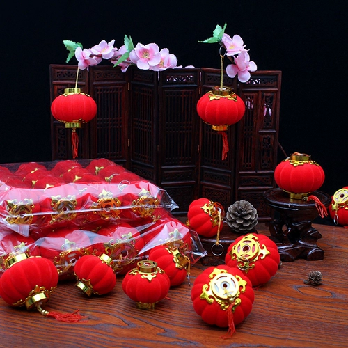 Большой красный атлитический фонарь Красная фонарь висят декоративный свадебный макет бонсай