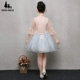 2018 trẻ em mới ăn mặc công chúa mẫu váy catwalk nhỏ chủ guzheng trang phục cô gái váy sinh nhật áo gile đồ vest bé trai Váy trẻ em