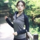 Mới tập yoga nữ tập thể dục hàng đầu chạy một nửa dây kéo dài tay áo thể thao Áo thun đứng cổ áo khoác áo len