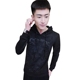 Nhanh tay người đàn ông màu đỏ Tiandao với áo len mùa xuân trùm đầu 3D sư tử dài tay áo tinh thần xã hội áo len áo khoác nam có mũ Áo len