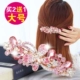 Hàn Quốc kẹp đầu clip mùa xuân clip người lớn hoang dã thanh lịch kẹp tóc kim cương pha lê chéo clip đuôi ngựa clip trang sức mũ nữ