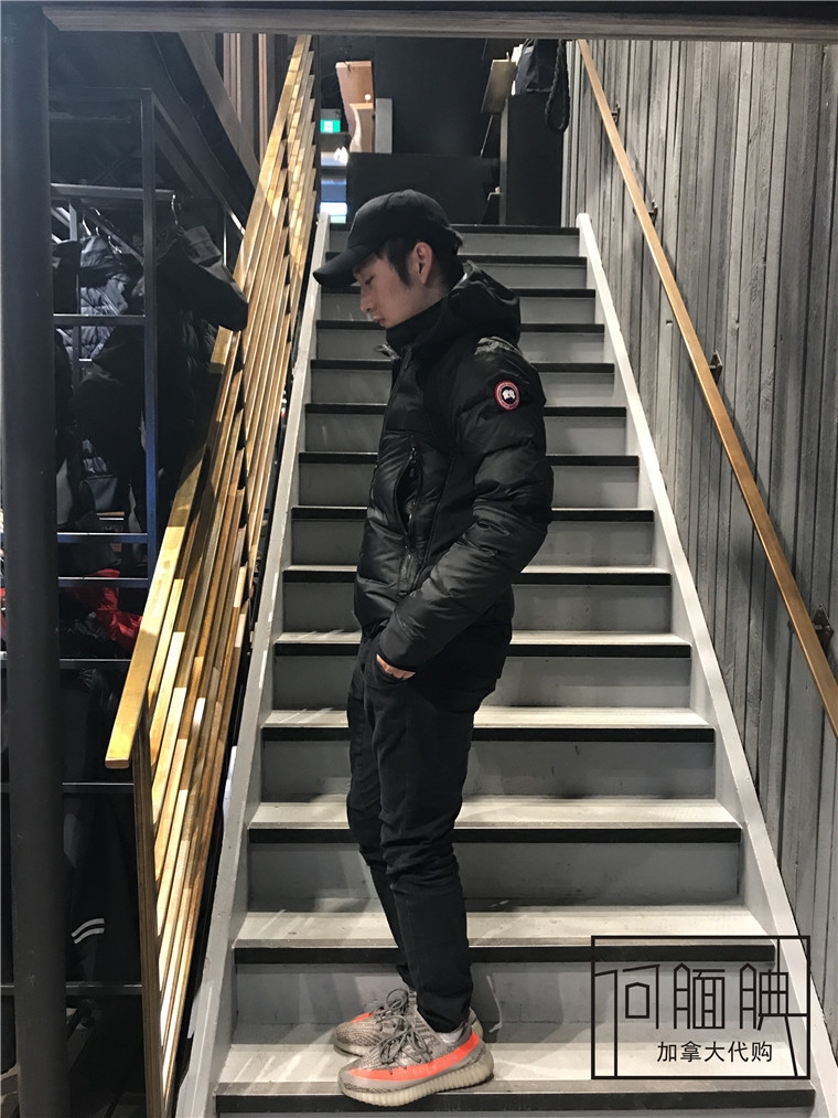 canada goose hybridge sutton parka black label