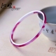 Oozedim / 沁 vòng đeo tay bột chalcedony tự nhiên màu đỏ xanh tím mã não 4mm siêu mịn vòng đeo tay pha lê - Vòng đeo tay Cuff vòng mã não Vòng đeo tay Cuff