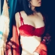 Hoa trái tim nửa cốc đồ lót tập hợp ngực nhỏ gợi cảm ren mỏng cotton hỗ trợ rim bra set phần mỏng đồ lót phụ nữ Bộ đồ lót