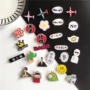 Nhật Bản và Hàn Quốc Harajuku mềm mại dễ thương phim hoạt hình acrylic thiên tài ông nội phù hiệu xu hướng văn bản nhỏ thịt tươi Nhật Bản trâm - Trâm cài ghim cài áo nam