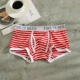 Quần lót nam cotton trẻ trung cá tính eo thấp quần boxer nam thể thao thoáng khí thời trang quần vuông đầu