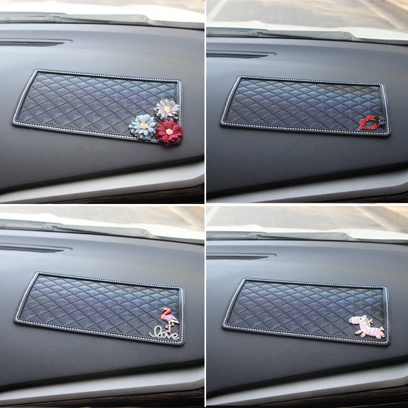 Car anti-slip mat multi-function car dashboard decoration anti-slip mat sticky high temperature car storage mat size