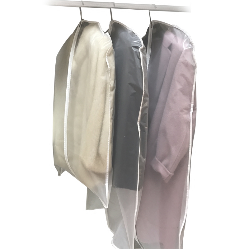 Fur washable clothes dust cover transparent thick storage bag suit