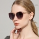 Kính râm nữ Polarized 2018 New Tide Round Face UV Protection Thời trang Kính râm Long Face Hàn Quốc kính râm nam Kính râm