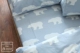 Castle Garden bông twill in denim chăn + tờ + kết hợp gối của gấu bắc cực màu xanh - Bộ đồ giường bốn mảnh