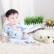 Double 11 đôi flannel dày trẻ sơ sinh quần áo trẻ em ở san hô lông cừu em bé đồ ngủ mùa thu và mùa đông phù hợp với bên ngoài