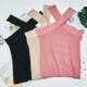 Ulzzang vest nhỏ bên ngoài dây đeo cổ quây gợi cảm quần áo sống nữ neo áo mỏng nữ mùa hè áo kiểu nữ đẹp Áo ba lỗ