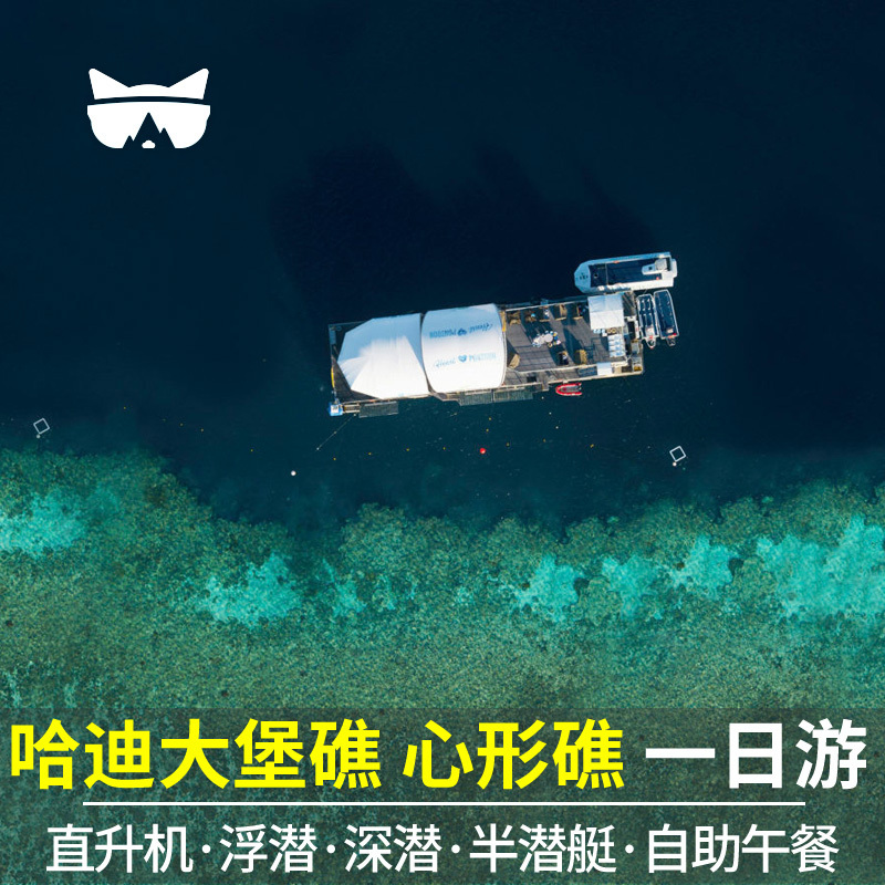 Lazy Cat Travel Australia Tour Heart-Shaped Great Barrier Reef Helicopter One-Day Tour Lazy Cat Travel Australia Tour Heart-Shaped Great Barrier Reef Helicopter One-Day Tour