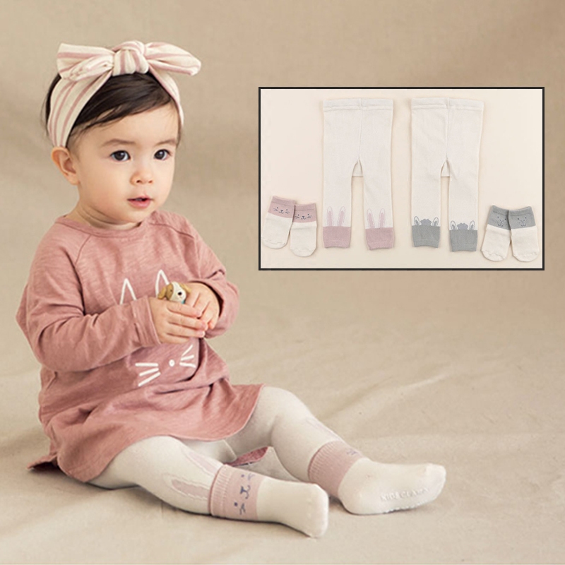 South Korean imported female baby pants Sox pure cotton spring and autumn thin women's baby big fart inner hitch pants inner lap pants girl