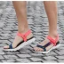 Skechers Giày mùa hè Skechers Dép Velcro Gradient khâu ngẫu nhiên dép đi biển dép 14677 - Giày thể thao / sandles dép sandal xỏ ngón nữ Giày thể thao / sandles