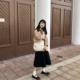 YUKI 小树 家 đa năng tủ quần áo Bi phụ tùng đôi túi đàn hồi eo dụng cụ váy váy mới q0365 chân váy jean Váy