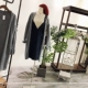 MY0022 chỉ nhà tốt dây xoắn móc mỏng mohair dài áo len pha trộn áo len cardigan