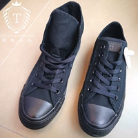 Converse Converse classic Allstar màu đen cao và giày vải thấp cho nam và nữ 1z635 1z588 giày thể thao juno