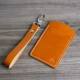 Thẻ da xe buýt đặt thẻ da retro túi ví handmade hàng da thủ công ví đựng thẻ atm lv Hộp đựng thẻ