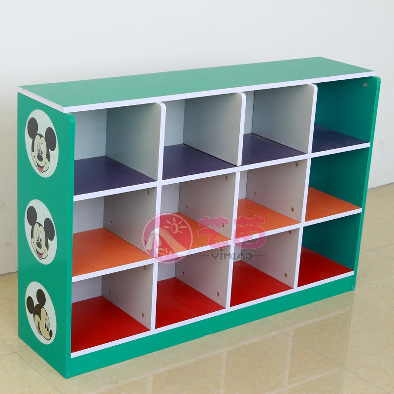 Toy rack Storage Children's Clothing rack Toy frame to house children's bookcase