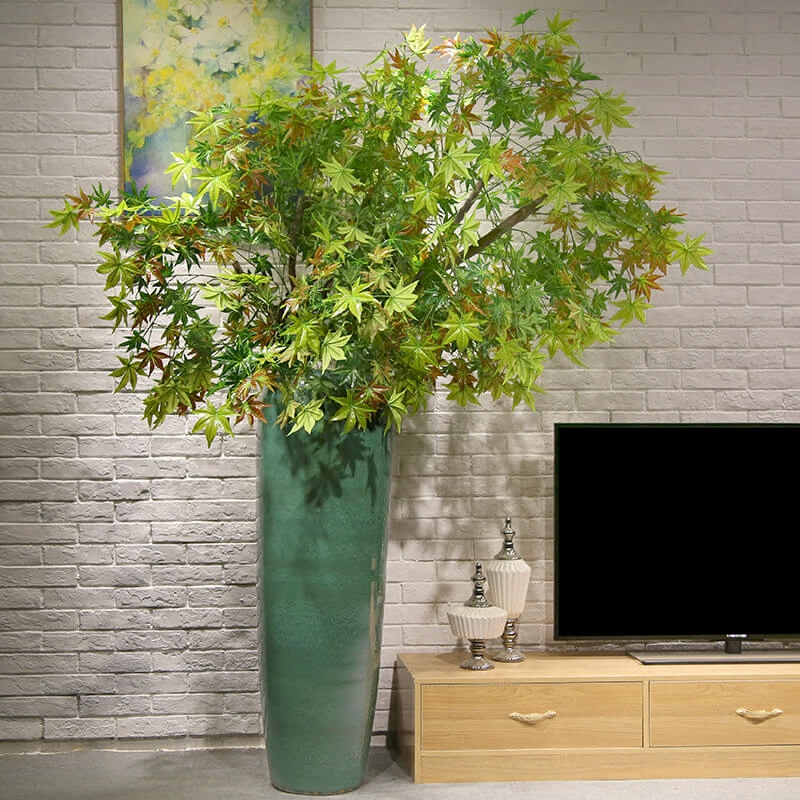 New Chinese style decoration to the hotel club big flower implement sitting room hall, the entity shop floor vases, flower ceramic big furnishing articles