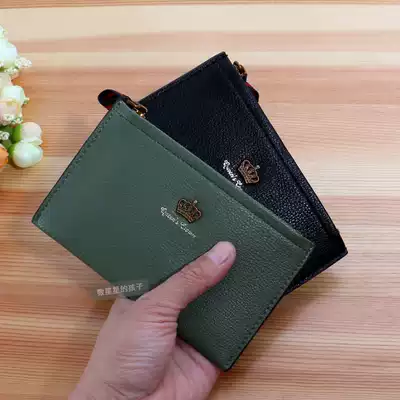 Autumn and winter New European and American women's retro small wallet Coin card bag students holding zipper wallet