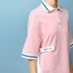 VQB cha mẹ và con mùa hè đầy đủ nhà màu hồng ngắn tay T-shirt POLO áo sơ mi một gia đình của ba mẹ và con gái mẹ 2018 làn sóng mới đồng phục gia đình đi biển Trang phục dành cho cha mẹ và con