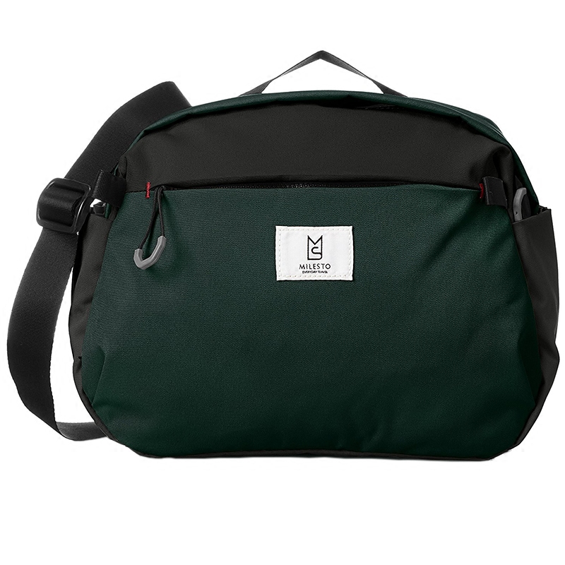 [USD 200.46] MILESTO Japan messenger bag hit color lightweight nylon