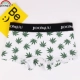JOOMUU Cô Lest đẹp trai t cotton boxer tóm tắt trung tính rộng vành lá phong phim hoạt hình kích thước lớn thể thao tóm tắt