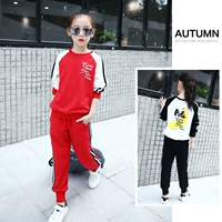 Giải phóng mặt bằng 2019 cô gái xuân mới thiết lập cho bé trai hai mảnh màu cotton áo phao trẻ em mùa đông
