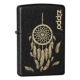 Zippo nhẹ hơn chính hãng Ấn Độ bắt giấc mơ 236 sơn nứt màu đen chính thức - Bật lửa