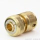 1/2 all-copper quick connector 4-point copper water stop connector car wash water gun connector water pipe connector