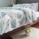 lụa dệt ba mảnh gió biển châu Âu chắp vá chăn giường bông bao gồm xuất khẩu điều hòa không khí mùa xuân và mùa hè mát mẻ trong mùa hè giải phóng mặt bằng - Trải giường ga phủ giường Trải giường