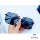 Kính râm đỏ vuông vuông nữ mặt tròn retro 2018 phiên bản Hàn Quốc Zhou Yang Qing kính râm hộp lớn kính râm kính nam khung