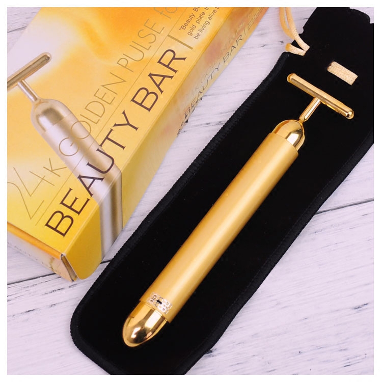 2017 new packaging BEAUTY BAR Japan 24K gold bar beauty stick pull tight to face slim face stick