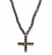 Luis Morais Hematite Beads, Gold and Diamond Necklace Discount