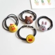 Baby Girl Phụ kiện tóc Sally Vịt Kenny Thỏ Nâu Hoa Vàng Hoa hướng dương Dứa Da Headband Hair Tie kẹp tóc sau Phụ kiện tóc